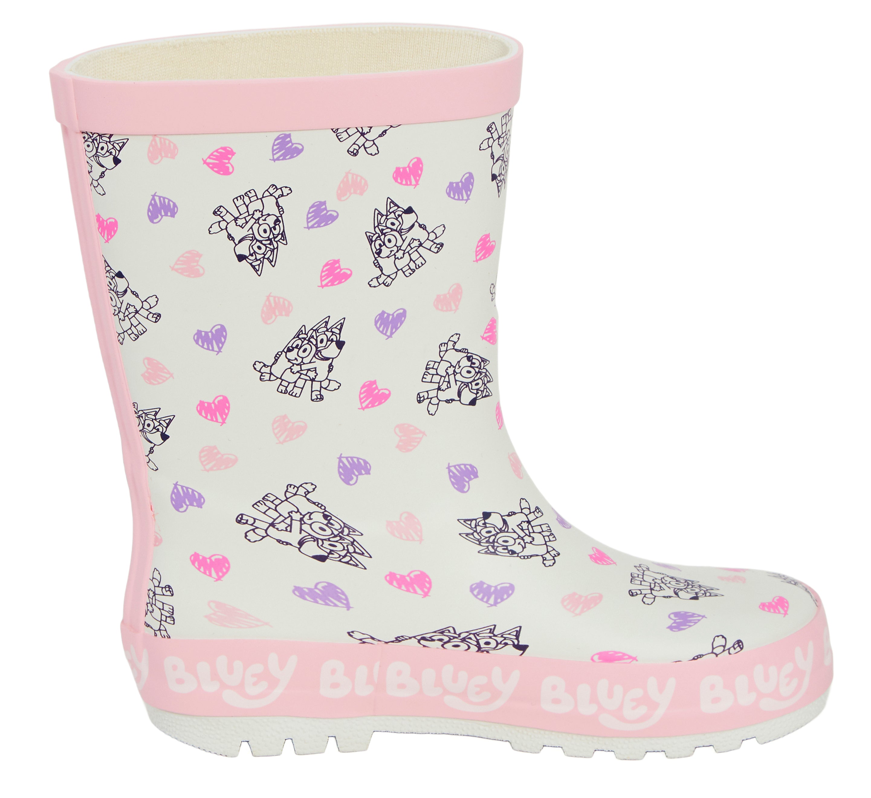 Girls Bluey Wellies Kids Rubber Wellington Boots Bingo Girls Rain Boots Wellys