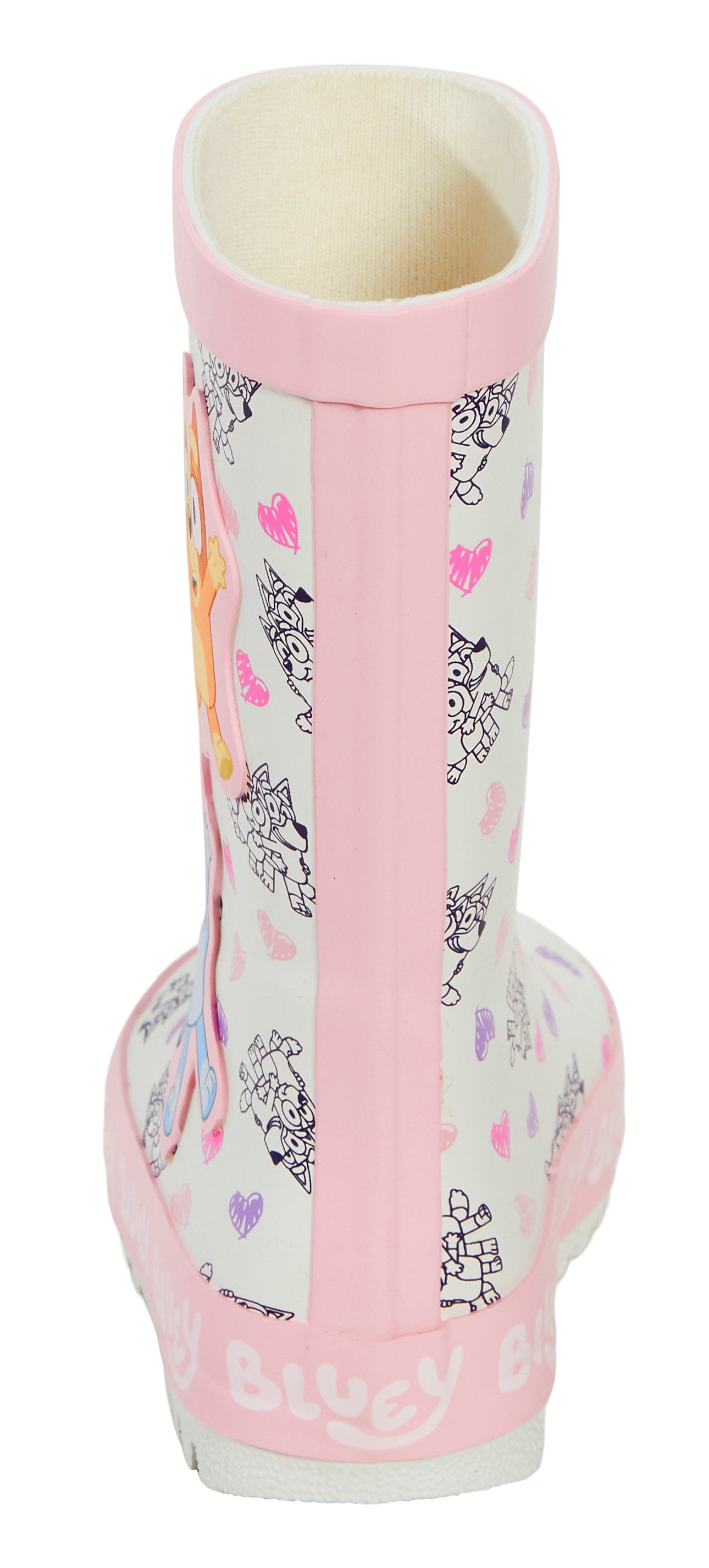 Girls Bluey Wellies Kids Rubber Wellington Boots Bingo Girls Rain Boots Wellys