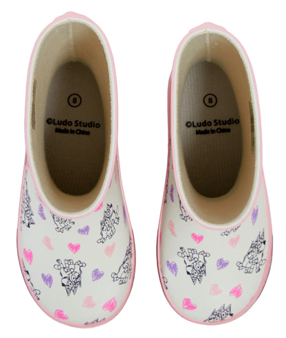Girls Bluey Wellies Kids Rubber Wellington Boots Bingo Girls Rain Boots Wellys