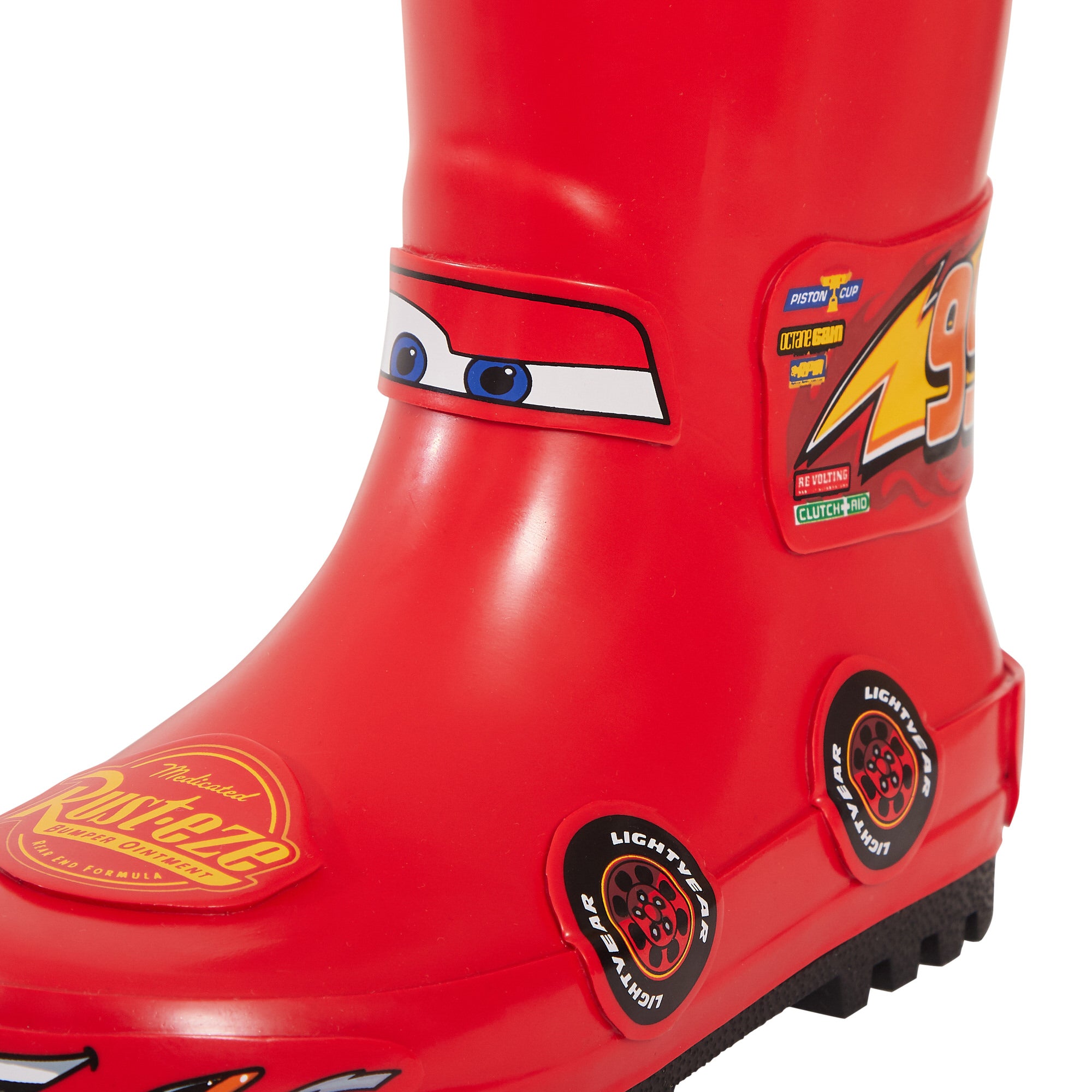 Disney Cars Wellies 3D Lightning McQueen Rubber Wellington Boots Boys Rain Boots