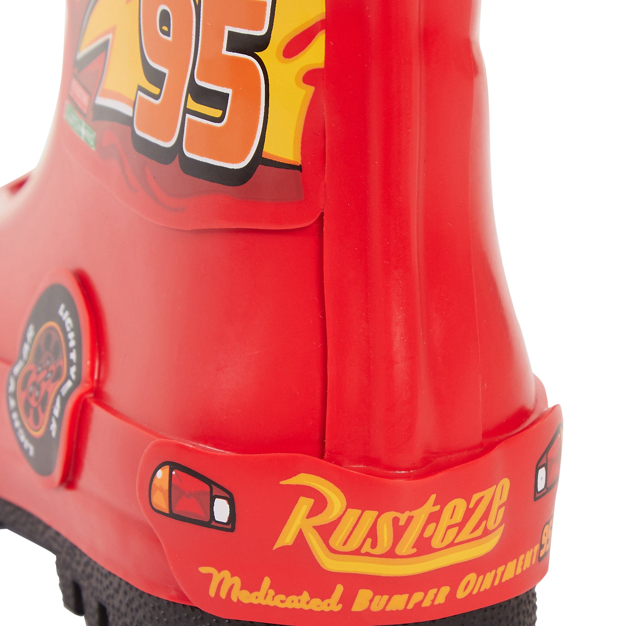 Disney Cars Wellies 3D Lightning McQueen Rubber Wellington Boots Boys Rain Boots