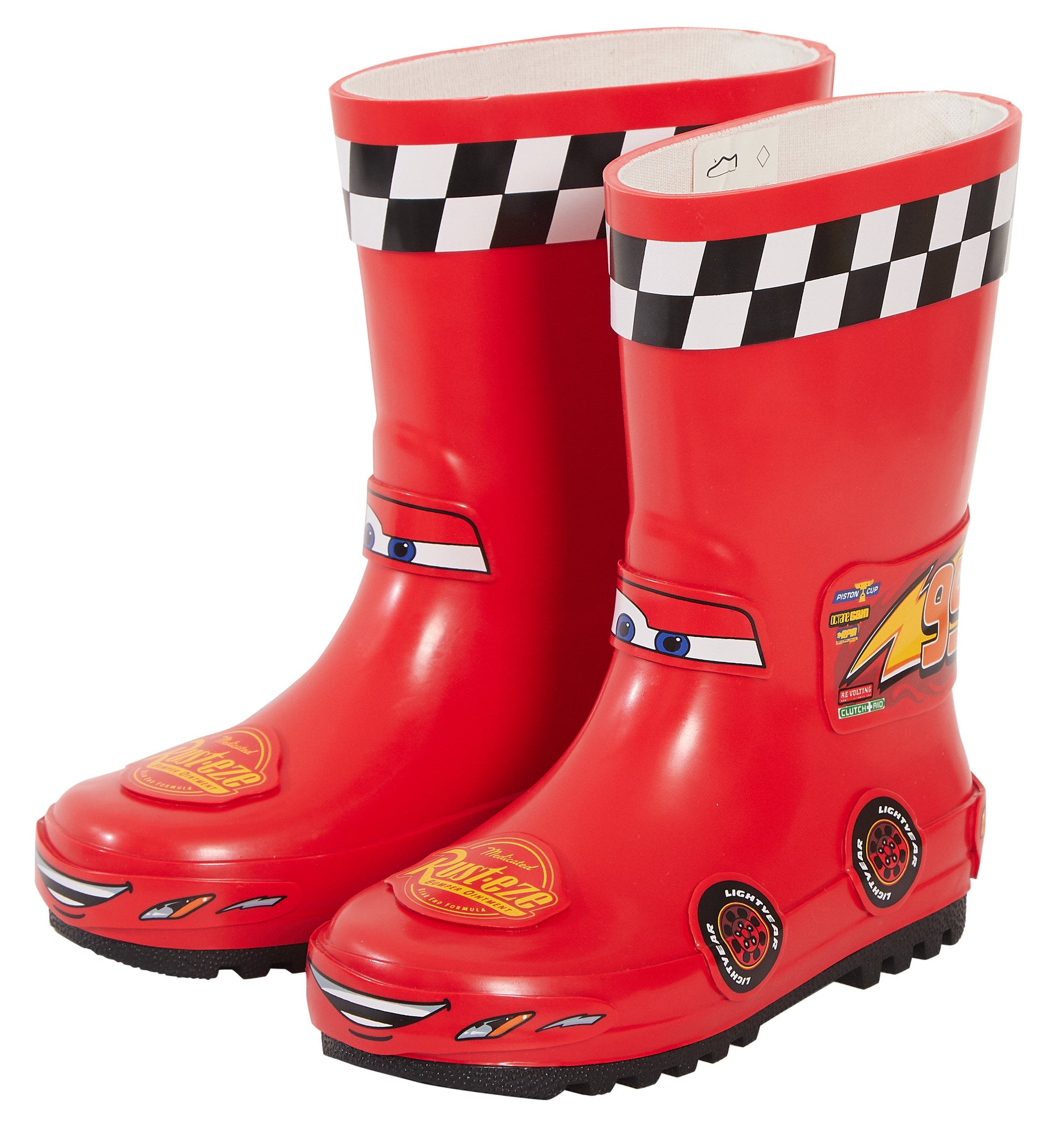 Disney Cars Wellies 3D Lightning McQueen Rubber Wellington Boots Boys Rain Boots