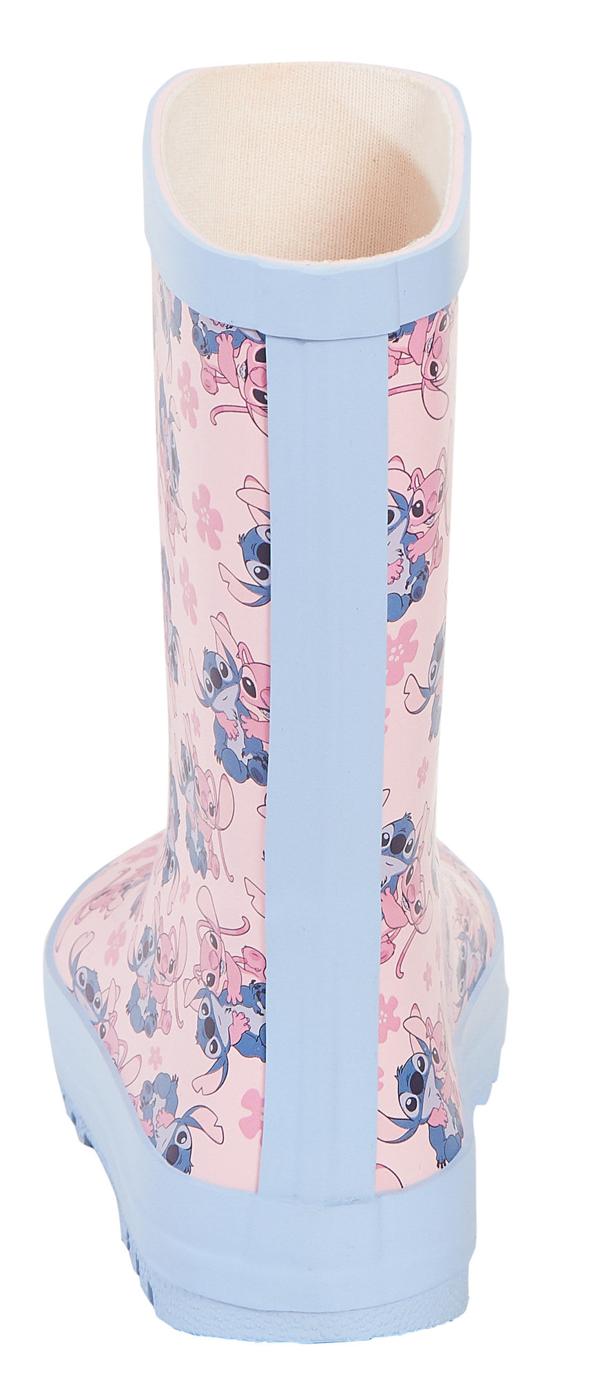 Girls Disney Stitch Wellies Rubber Wellington Boots Stitch & Angel sz 8-5 Adult
