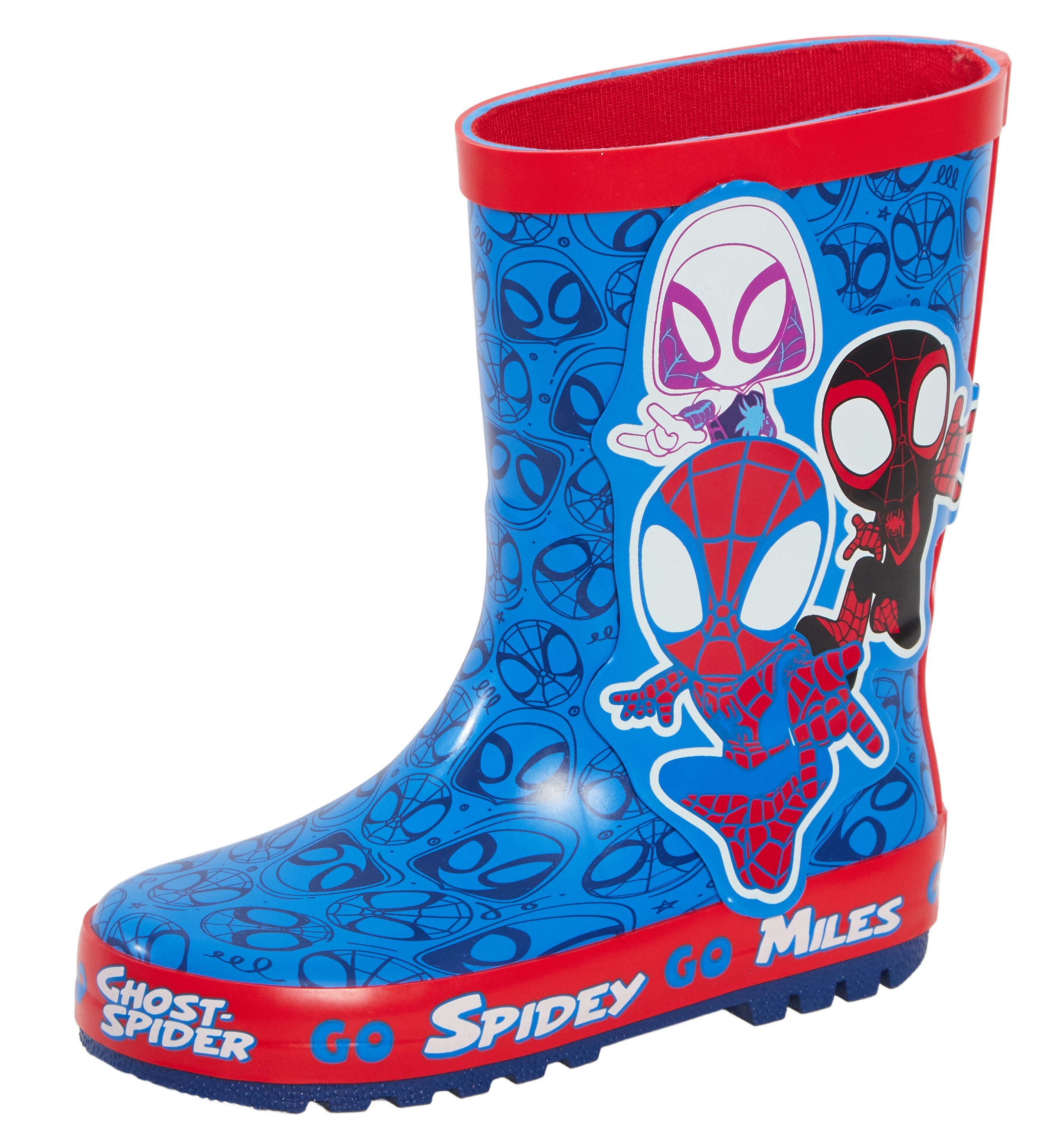 Spidey and His Amazing Friends Wellies Rubber Wellington Boots Rain Snow Wellies