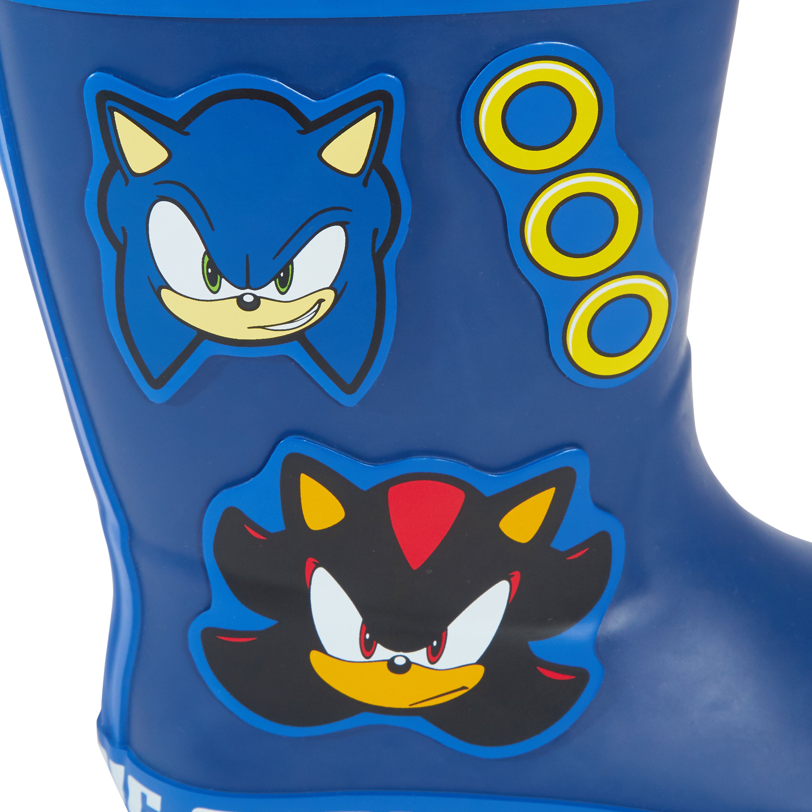 Sonic The Hedgehog Wellies Rubber Wellington Boots For Kids Rain Snow Wellies