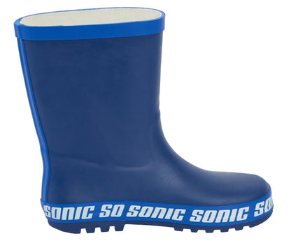 Sonic The Hedgehog Wellies Rubber Wellington Boots For Kids Rain Snow Wellies