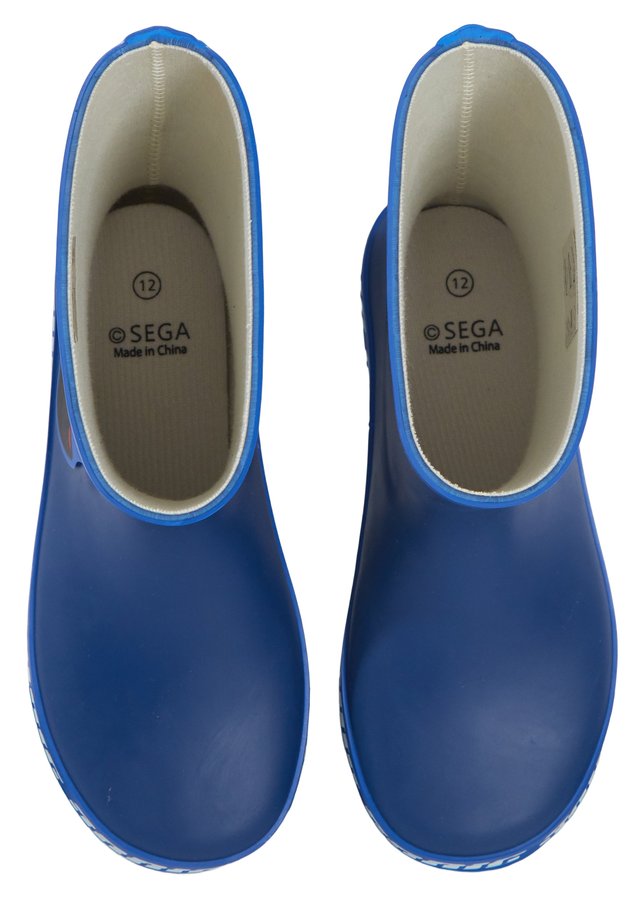 Sonic The Hedgehog Wellies Rubber Wellington Boots For Kids Rain Snow Wellies