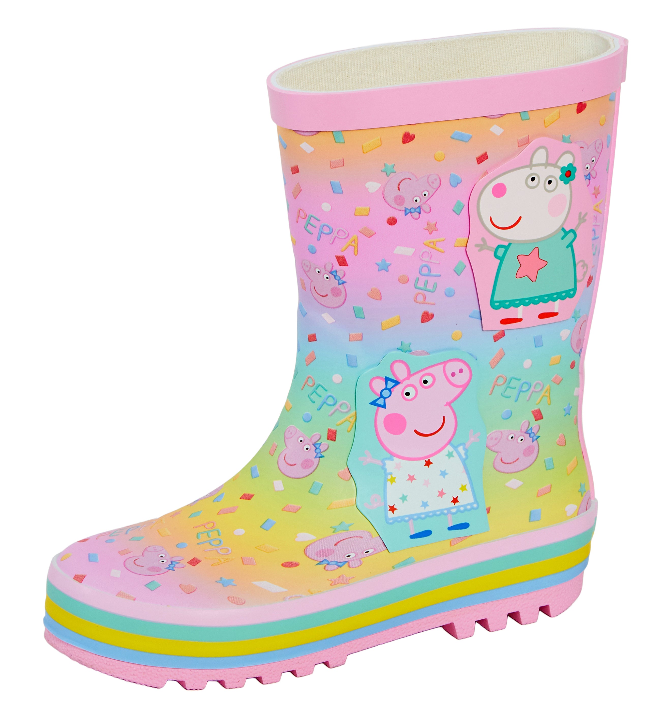 Peppa Pig Wellies Suzy Sheep Rubber Wellington Boots Snow Wellys Girls Boots