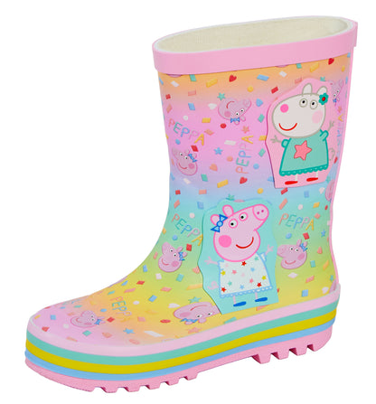Peppa Pig Wellies Suzy Sheep Rubber Wellington Boots Snow Wellys Girls Boots
