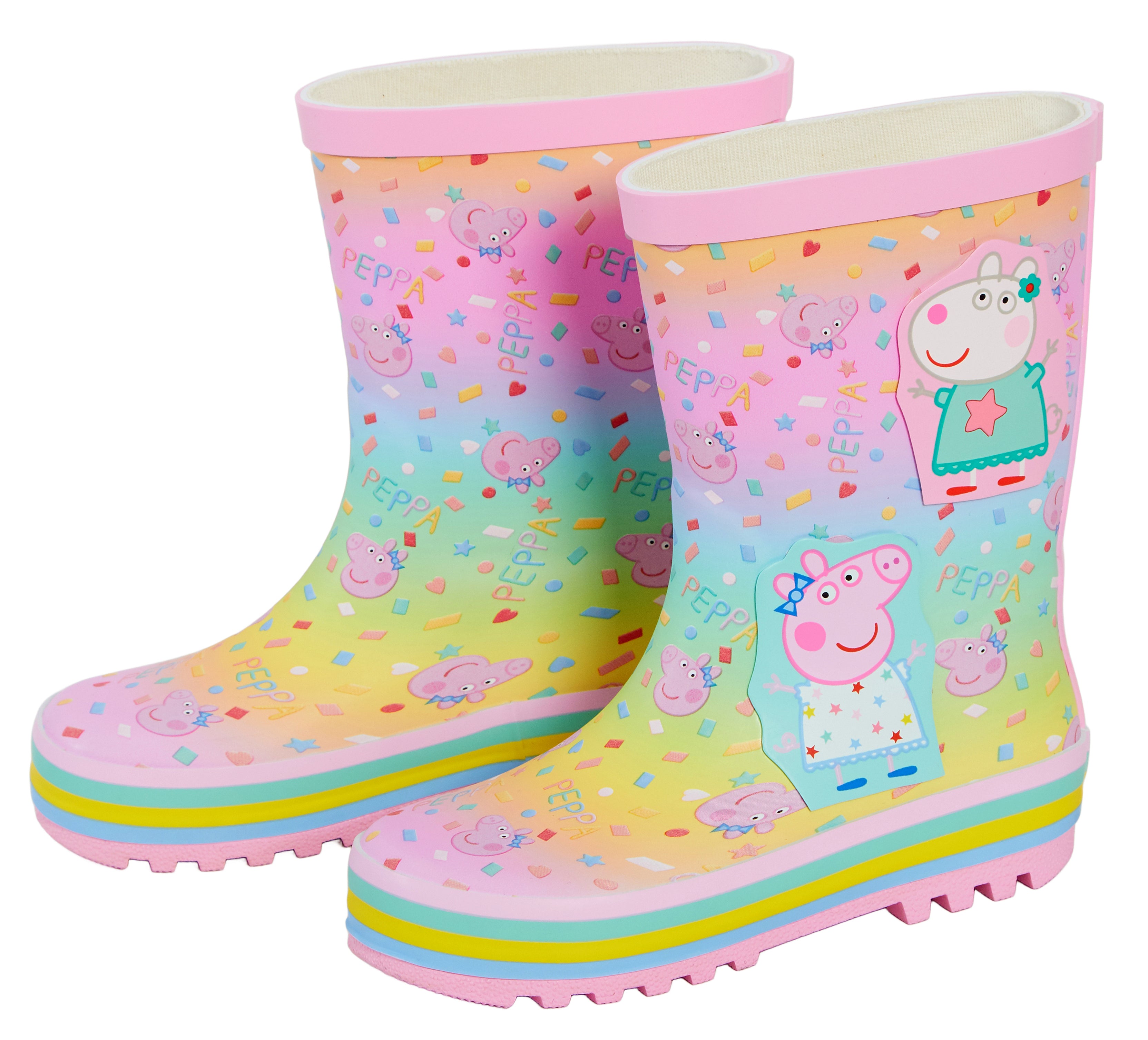 Peppa Pig Wellies Suzy Sheep Rubber Wellington Boots Snow Wellys Girls Boots
