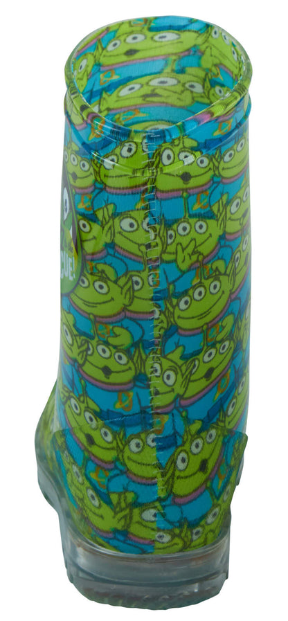 Disney Toy Story Light Up Wellington Boots Kids Buzz Aliens Rain Snow Wellies