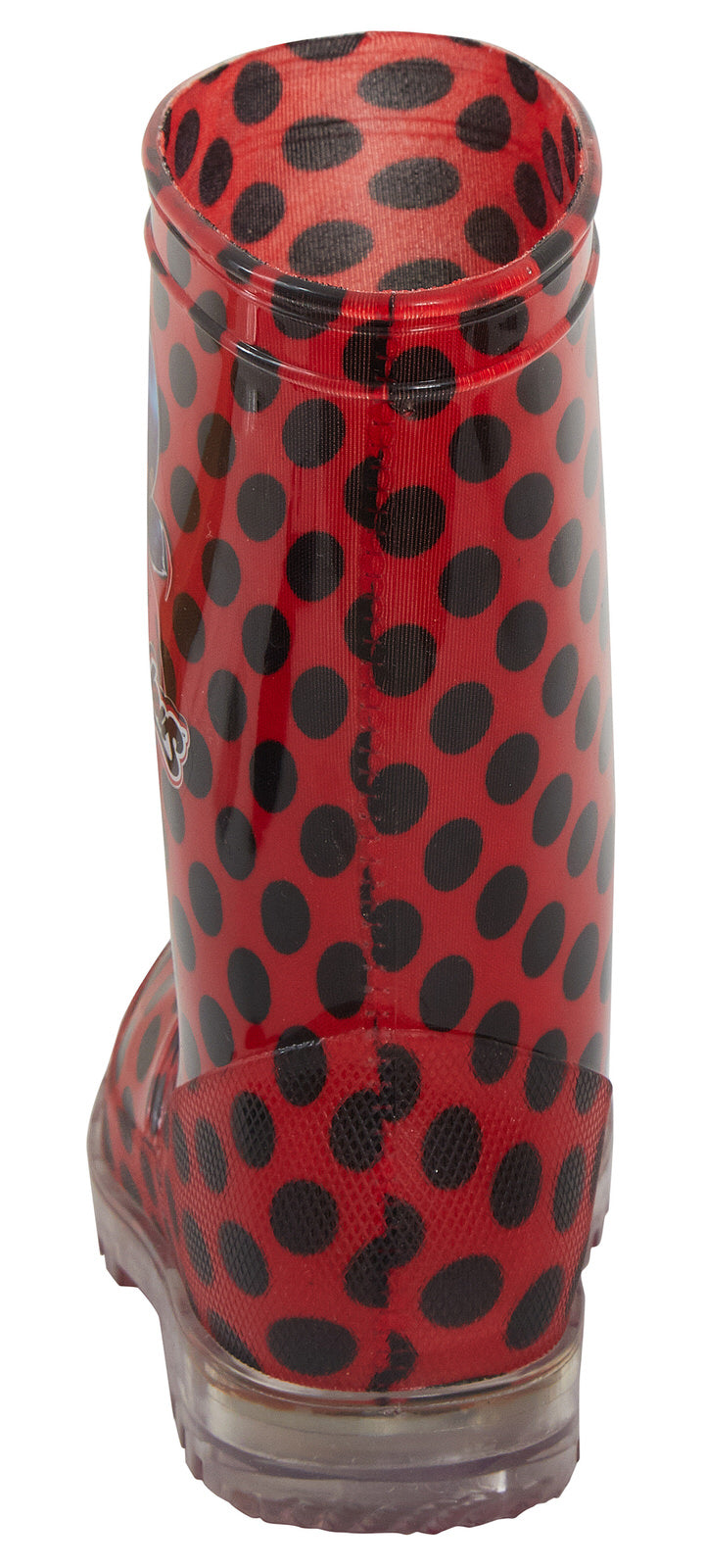 Miraculous Ladybug Girls Light Up Wellington Boots Kids Flashing Snow Wellies