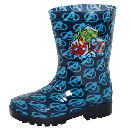 Boys Marvel Avengers Light Up Wellington Boots Captain America Iron Man Wellies