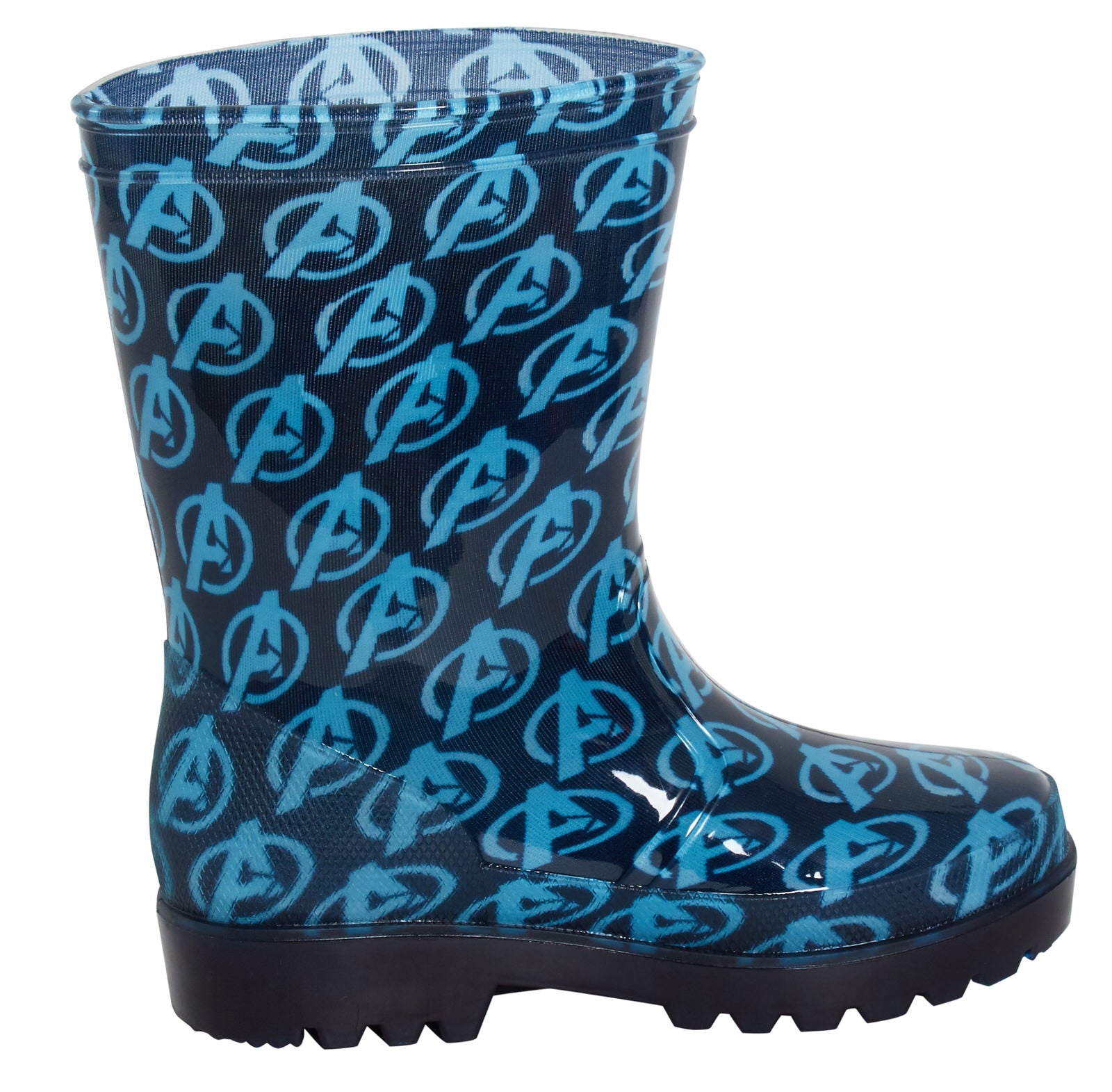 Boys Marvel Avengers Light Up Wellington Boots Captain America Iron Man Wellies