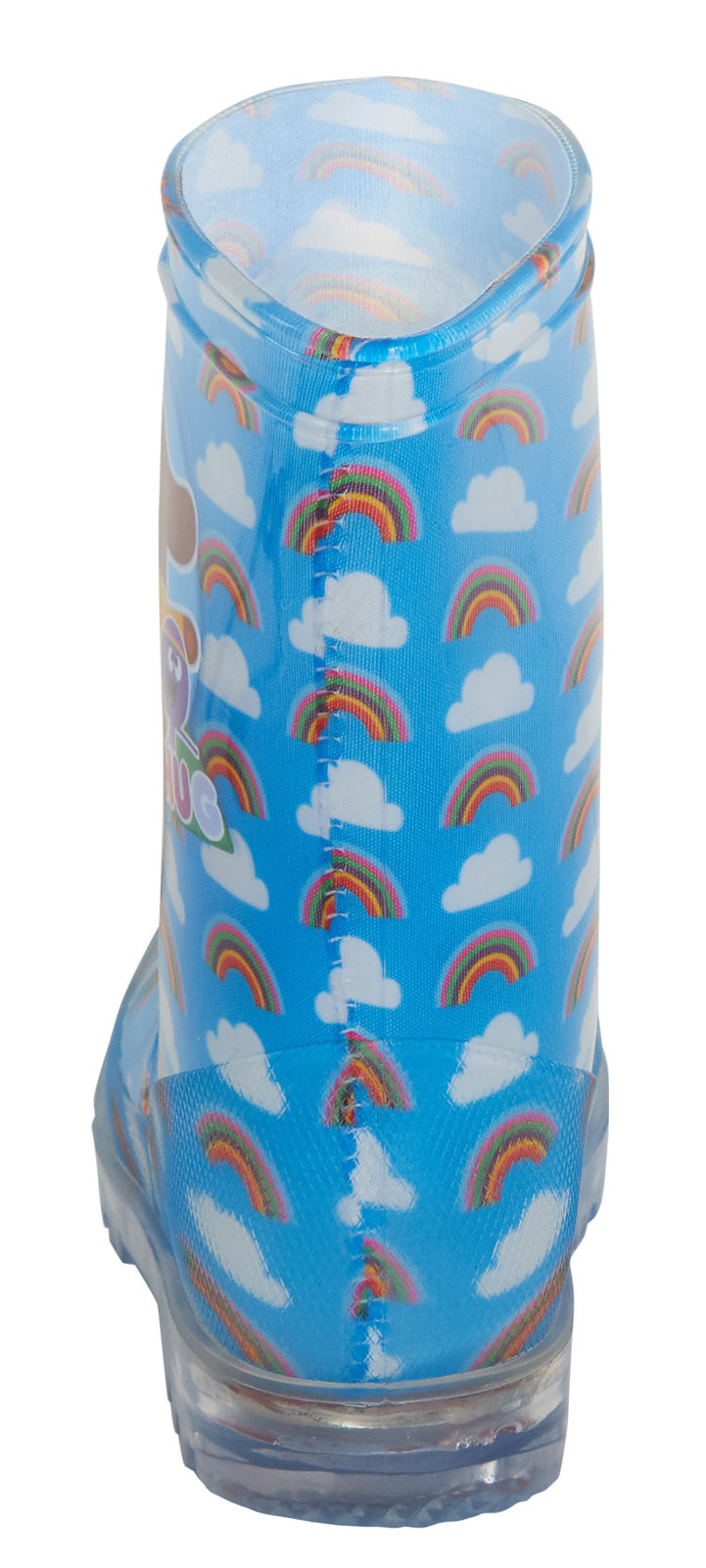 Hey Duggee Light Up Wellington Boots Kids Rainbow Snow Rain Shoes Wellies Wellys