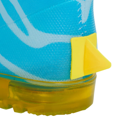 Baby Shark Light Up Wellington Boots Boys Wellies Girls Wellys 3D Fin Rain Shoes