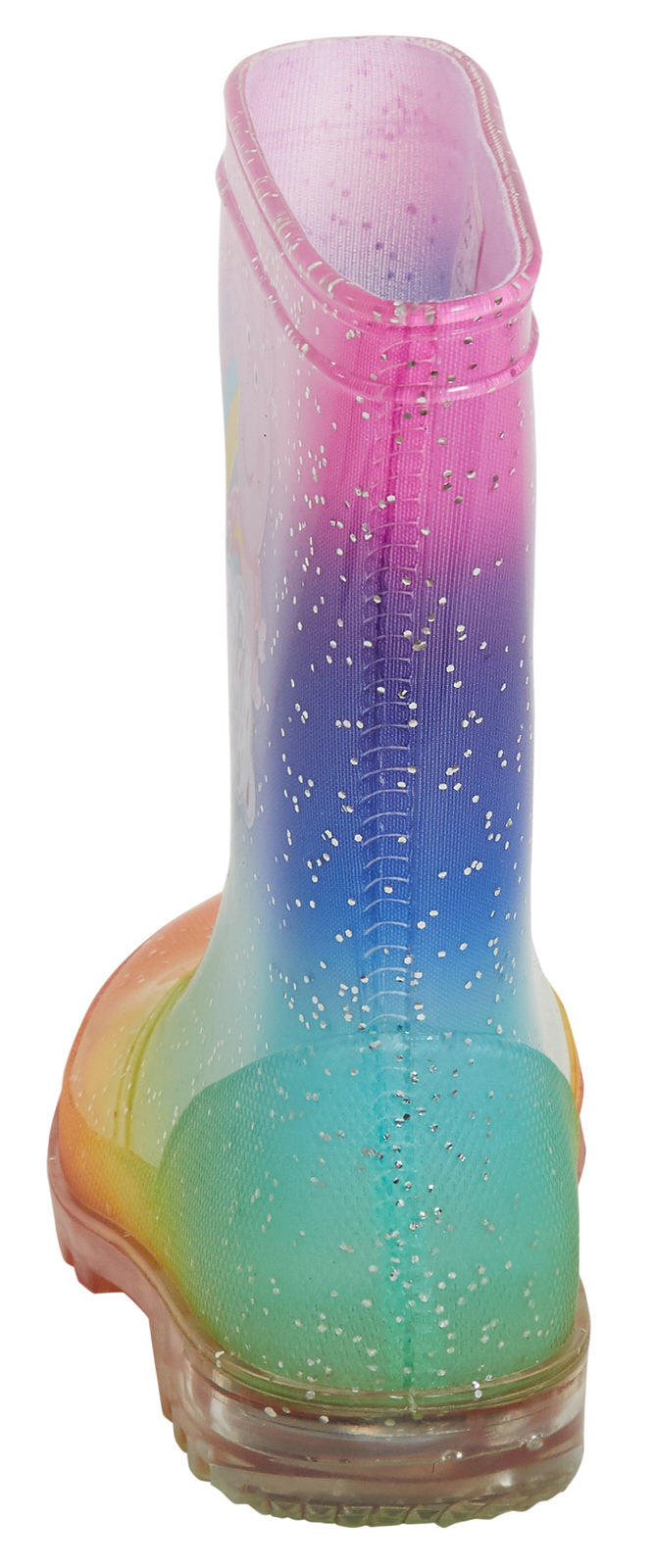 Peppa Pig Light Up Rainbow Wellington Boots Kids Flashing Wellies Girls Boots