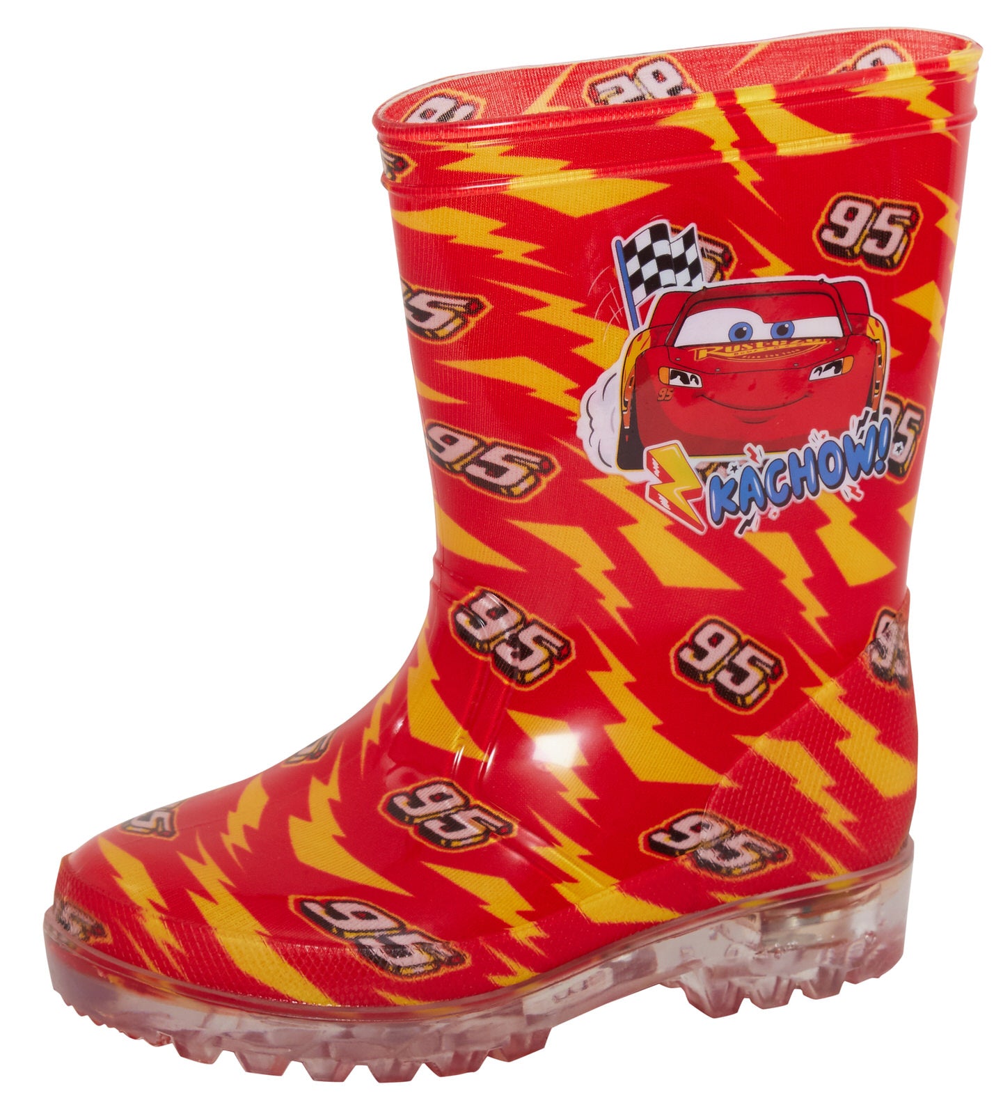 Disney Cars Light Up Wellington Boots Boys Boots Kids Lightning McQueen Wellies