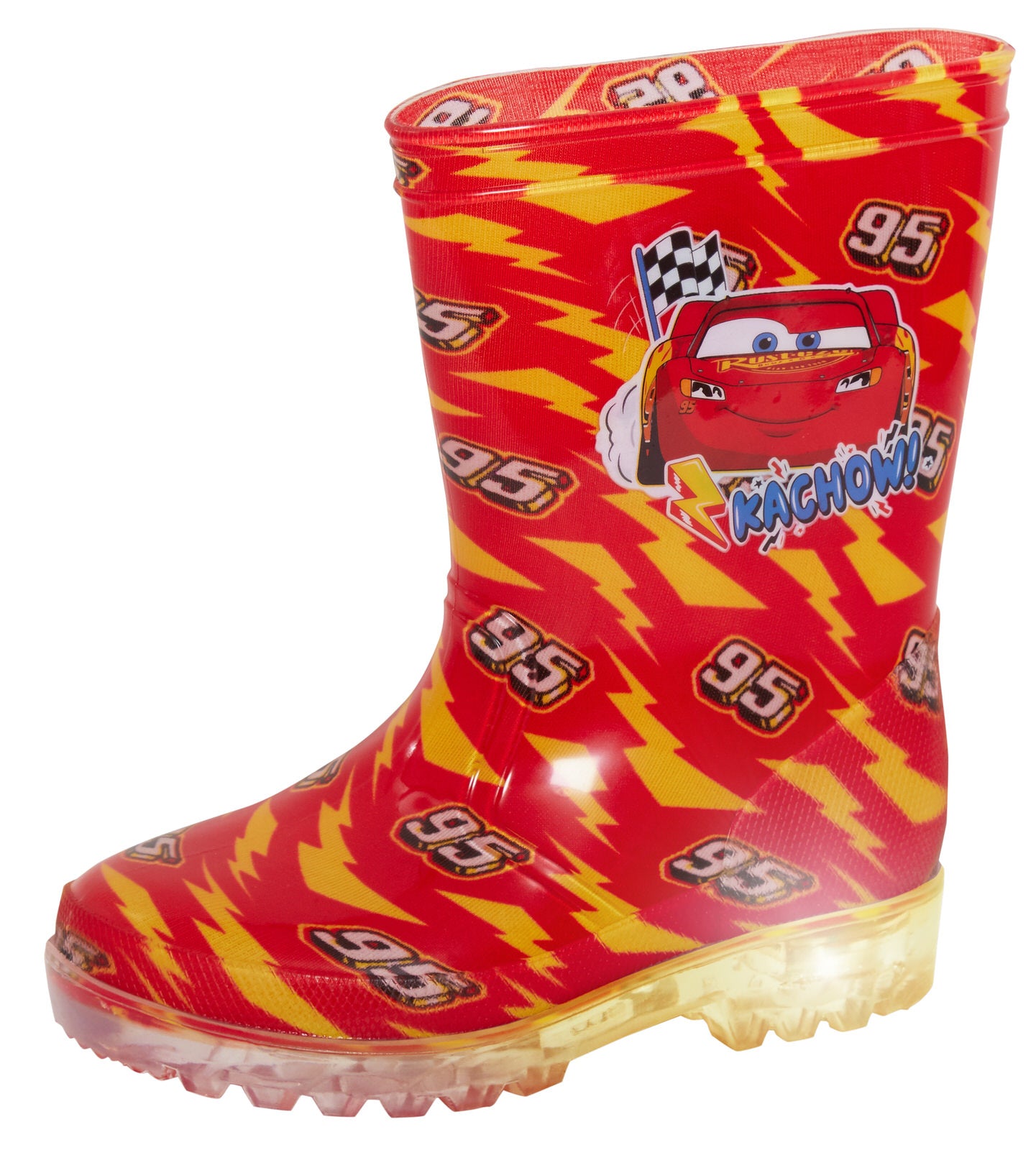 Disney Cars Light Up Wellington Boots Boys Boots Kids Lightning McQueen Wellies
