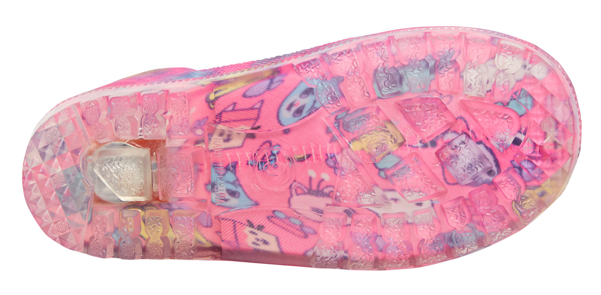 Girls Gabby's Dollhouse Light Up Wellington Boots Kids Rain Snow Shoes Wellies