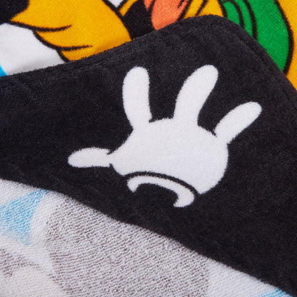 Disney Mickey Mouse Hooded Towel 3D Ears Poncho Kids Beach Towel Swimming Wrap