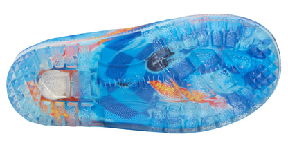 Boys Hot Wheels Light Up Wellington Boots Kids Rain Boots With Lights Wellies