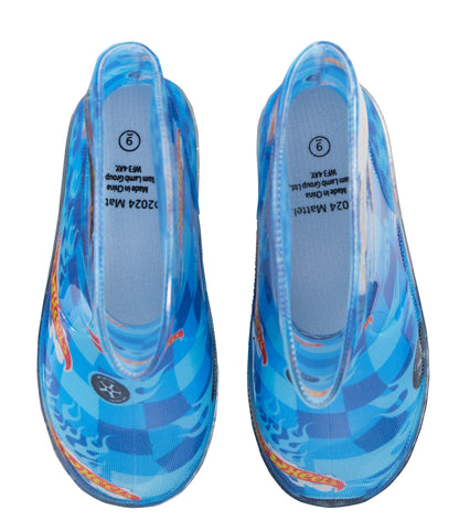 Boys Hot Wheels Light Up Wellington Boots Kids Rain Boots With Lights Wellies