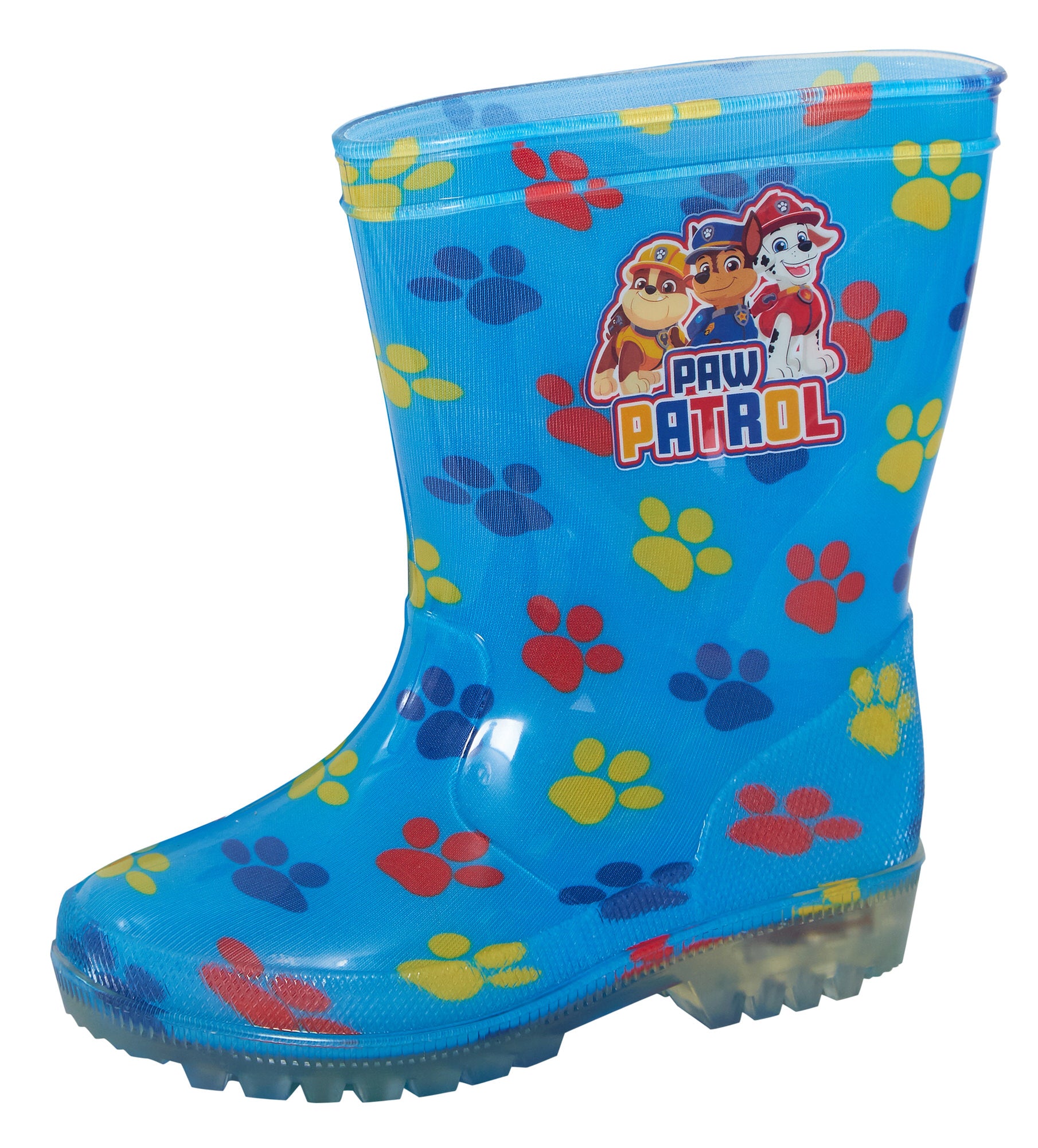 Paw Patrol Light Up Wellington Boots Boys Boots Kids Chase Wellies Marshall Gift