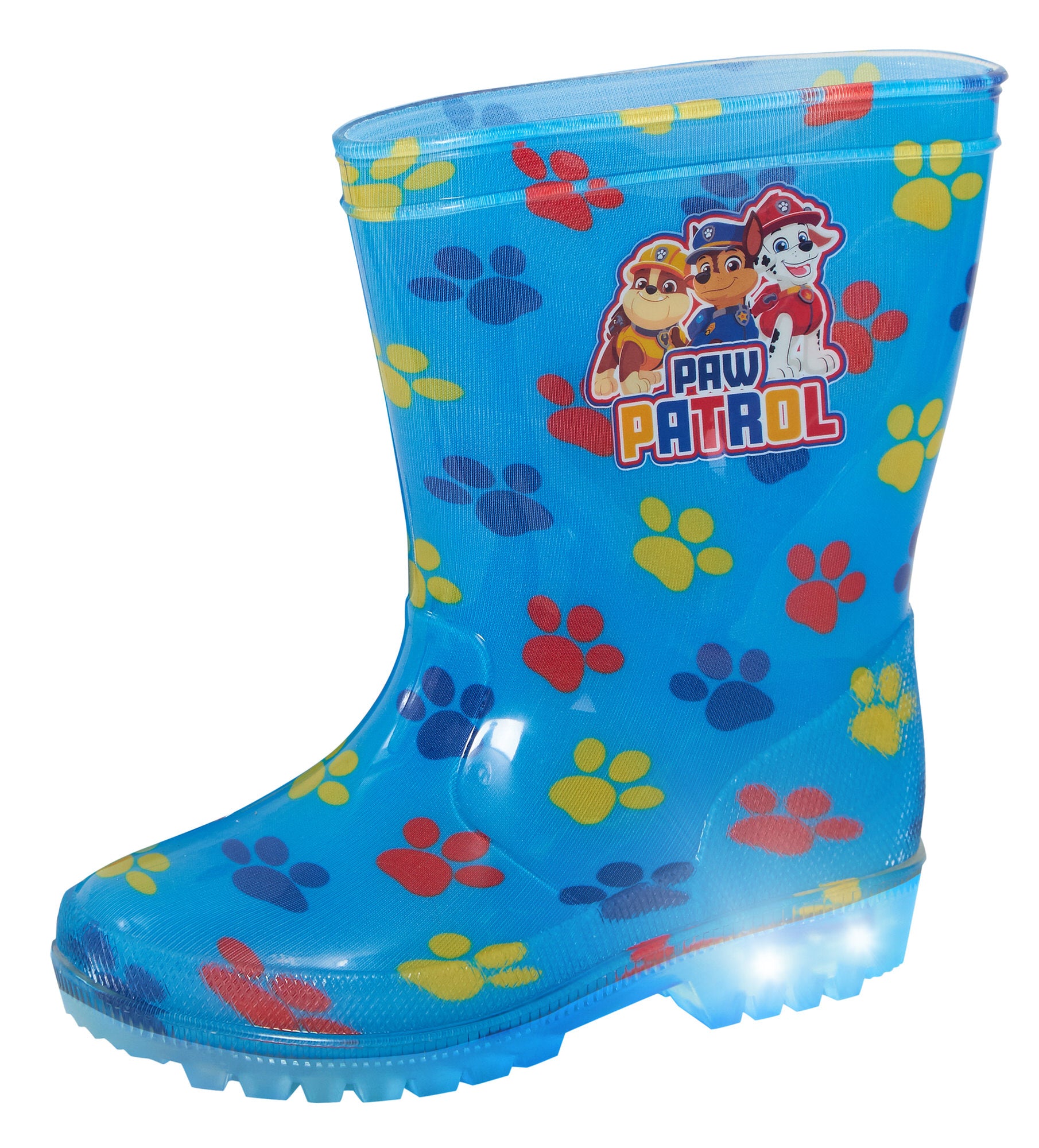 Paw Patrol Light Up Wellington Boots Boys Boots Kids Chase Wellies Marshall Gift