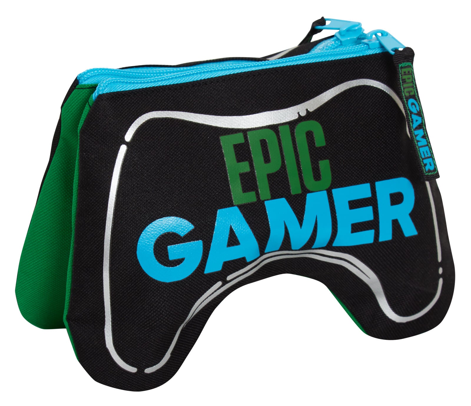 Boys Epic Gamer School Pencil Case Kids Double Sided Gaming Accessory Case Gift