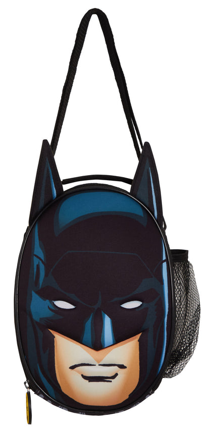 Boys Batman Lunch Bag 3D DC Comics Insulated Lunch Box Kids School Cooler Bag