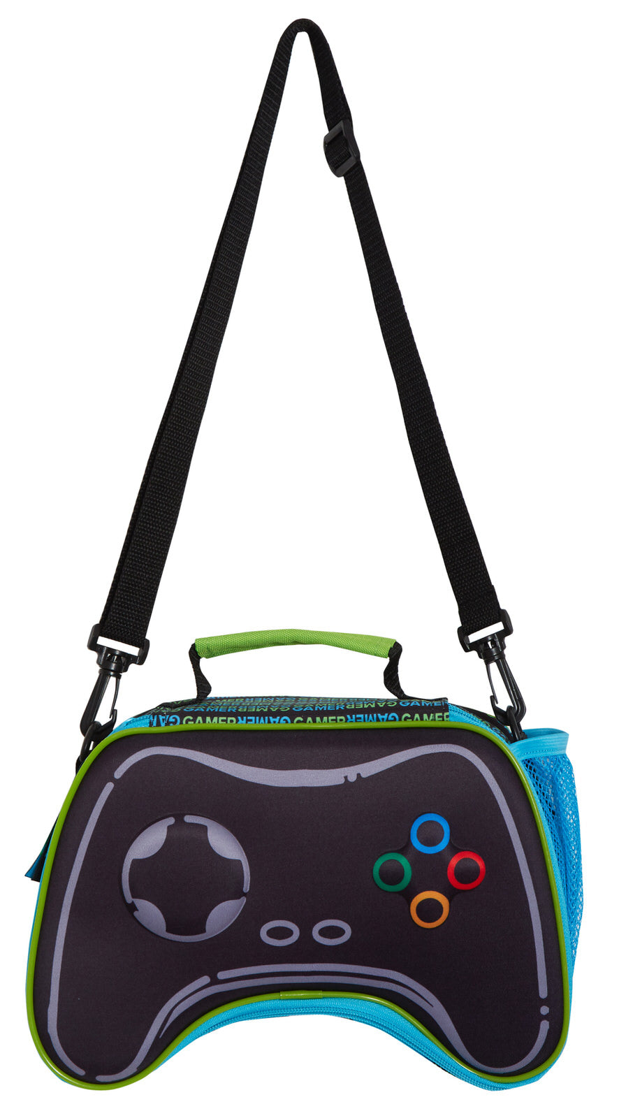 Epic Gamer Lunch Bag 3D Gaming Controller Sandwich Cooler Kids School Lunch Box