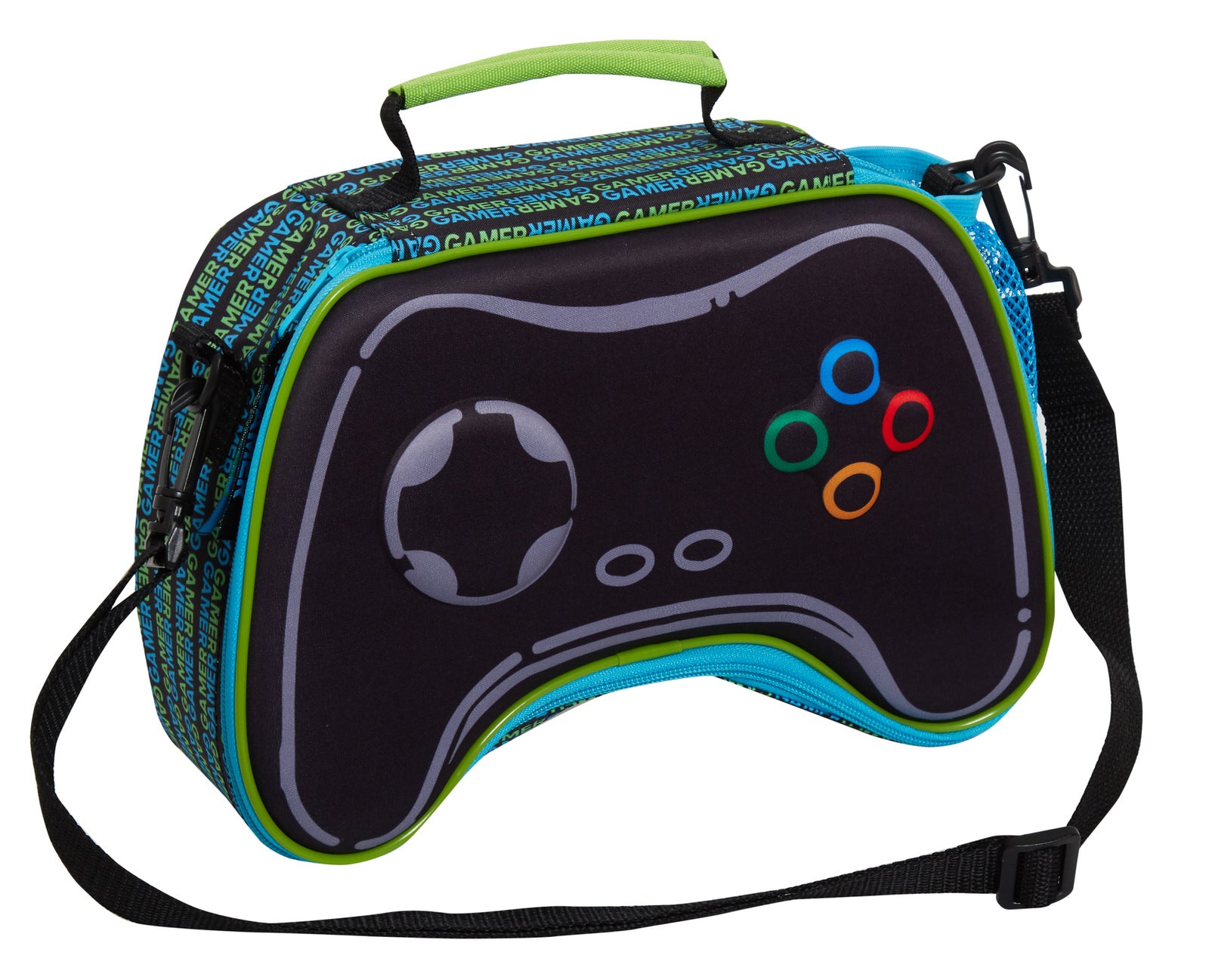 Epic Gamer Lunch Bag 3D Gaming Controller Sandwich Cooler Kids School Lunch Box