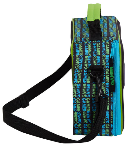 Epic Gamer Lunch Bag 3D Gaming Controller Sandwich Cooler Kids School Lunch Box
