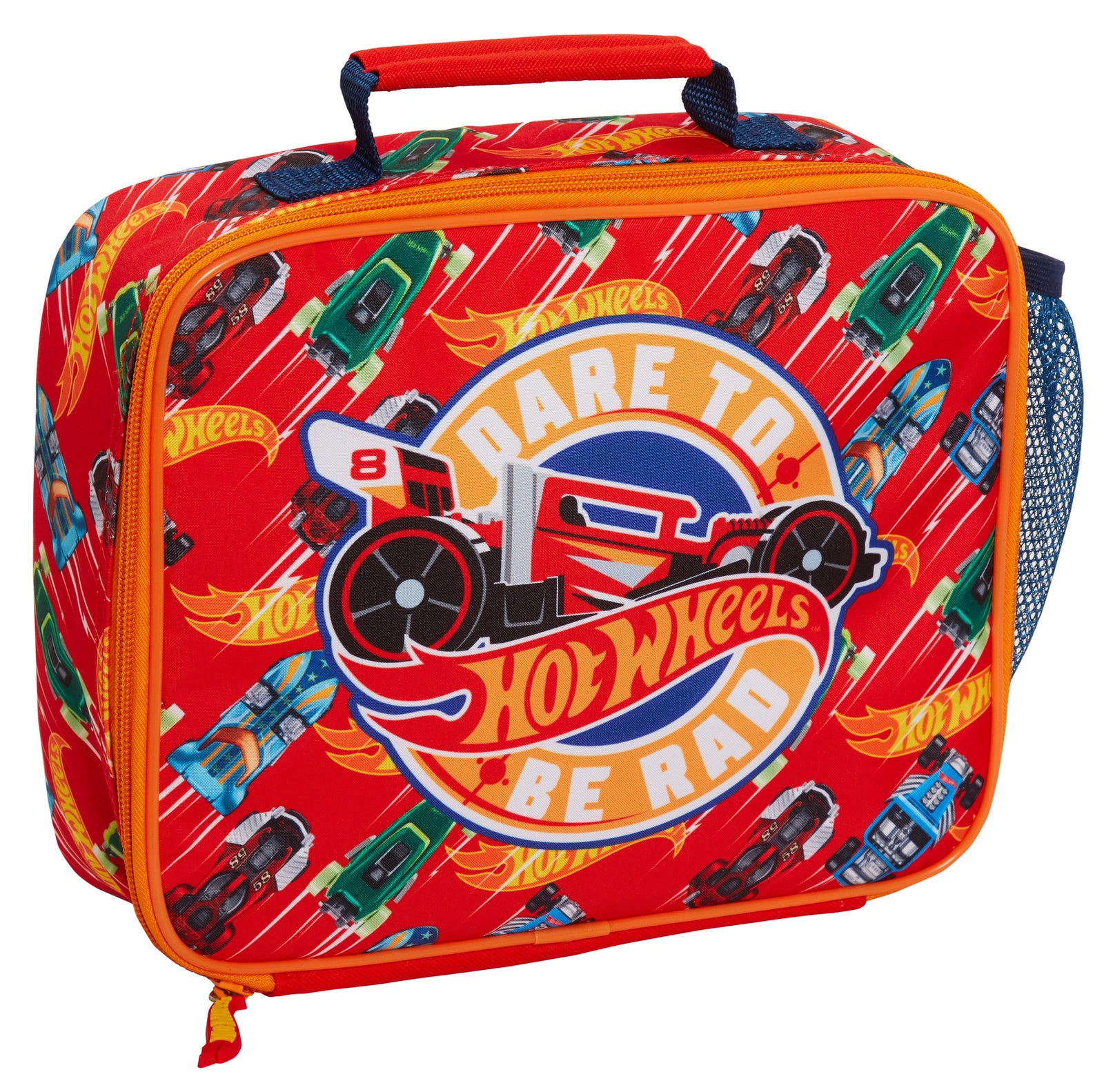 Hot Wheels Lunch Bag Toy Cars Insulated Lunch Box for Kids School Cooler Bag