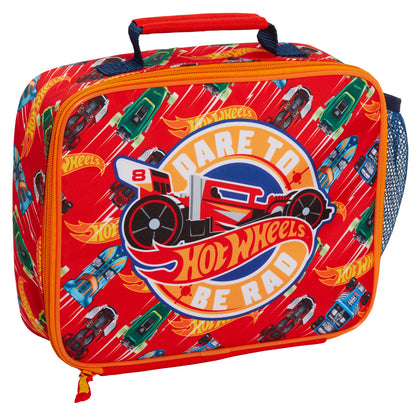 Hot Wheels Lunch Bag Toy Cars Insulated Lunch Box for Kids School Cooler Bag