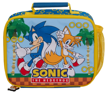 Sonic The Hedgehog Lunch Bag Sega Insulated Lunch Box for Kids School Cooler Bag