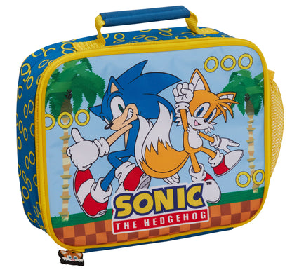 Sonic The Hedgehog Lunch Bag Sega Insulated Lunch Box for Kids School Cooler Bag