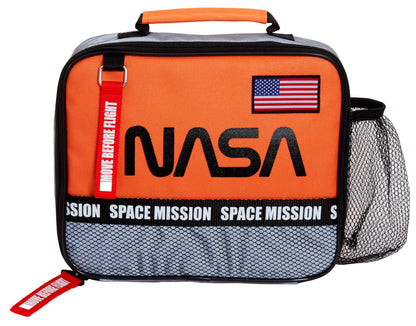 NASA Lunch Bag For Boys Space Insulated Lunch Box Astronaut School Cooler Bag