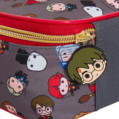 Harry Potter Lunch Bag Kids Chibi Cartoon Ron Hermoine Insulated School Lunchbox