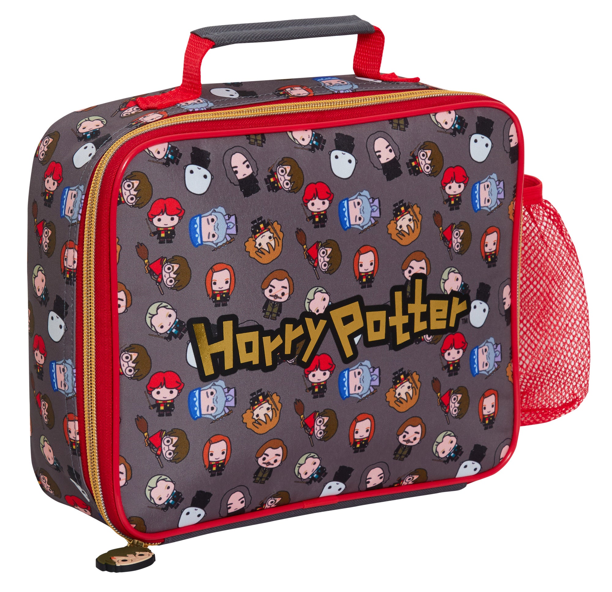 Harry Potter Lunch Bag Kids Chibi Cartoon Ron Hermoine Insulated School Lunchbox