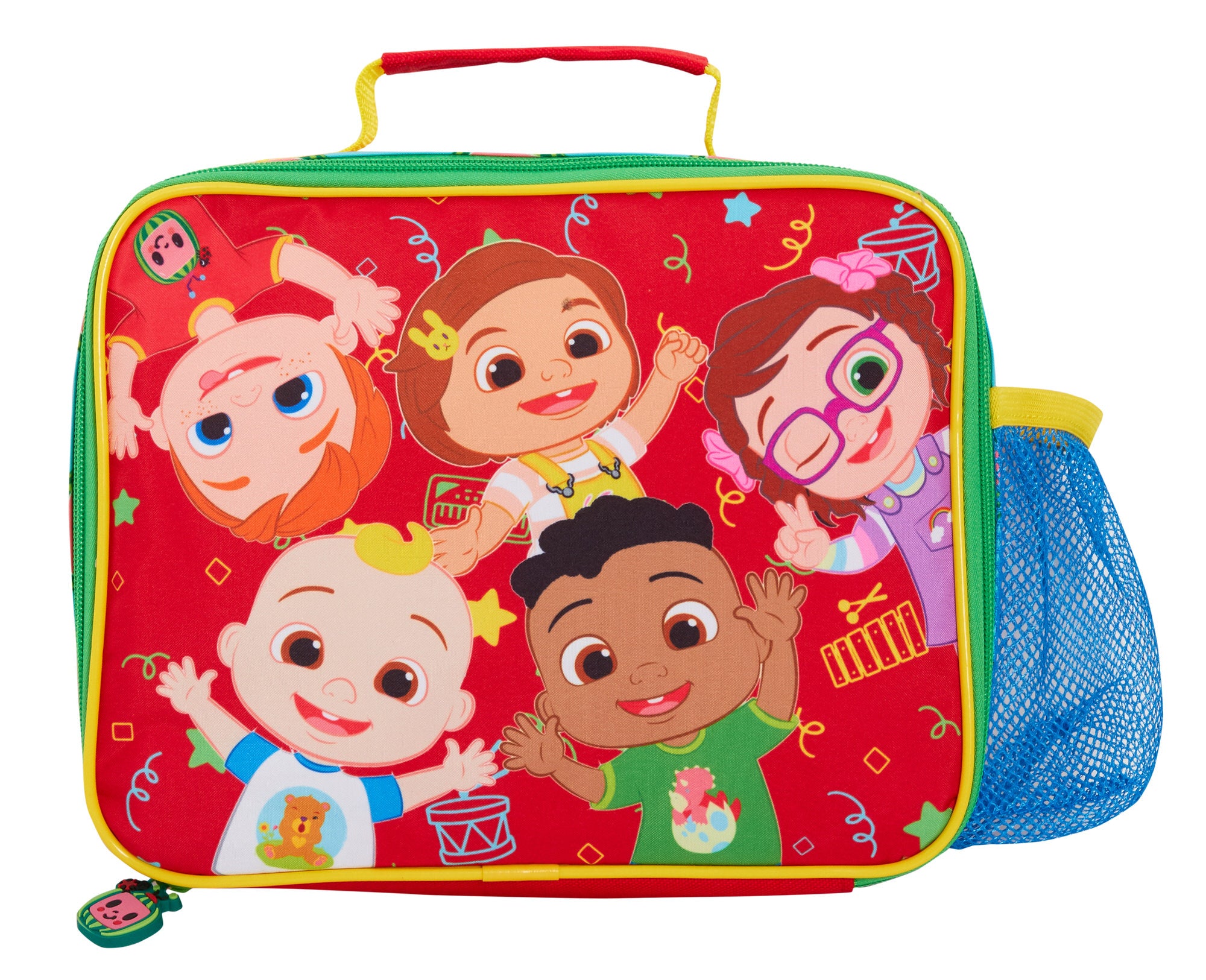 Cocomelon Lunch Bag with Bottle Holder Unisex JJ Lunch Box Nursery Cooler Bag