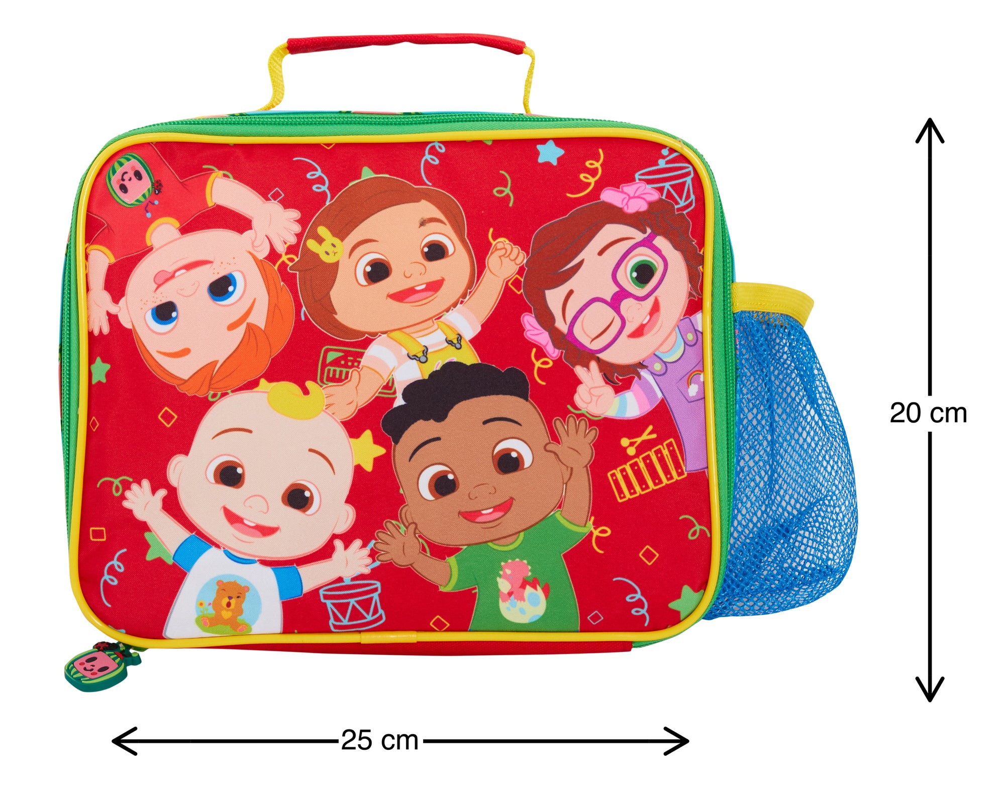Cocomelon Lunch Bag with Bottle Holder Unisex JJ Lunch Box Nursery Cooler Bag