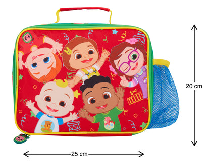 Cocomelon Lunch Bag with Bottle Holder Unisex JJ Lunch Box Nursery Cooler Bag