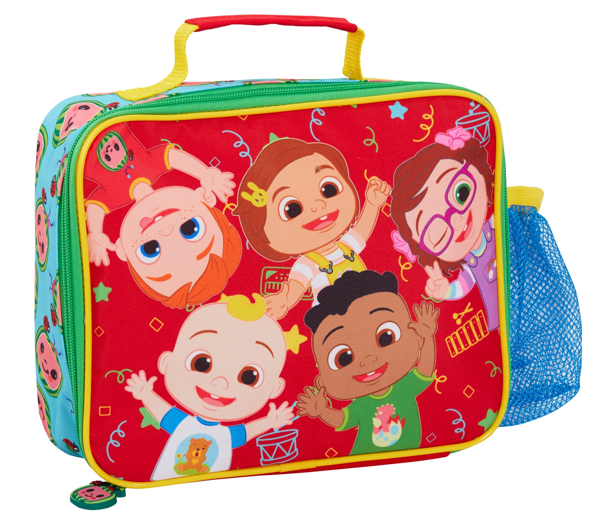 Cocomelon Lunch Bag with Bottle Holder Unisex JJ Lunch Box Nursery Cooler Bag