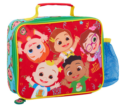 Cocomelon Lunch Bag with Bottle Holder Unisex JJ Lunch Box Nursery Cooler Bag