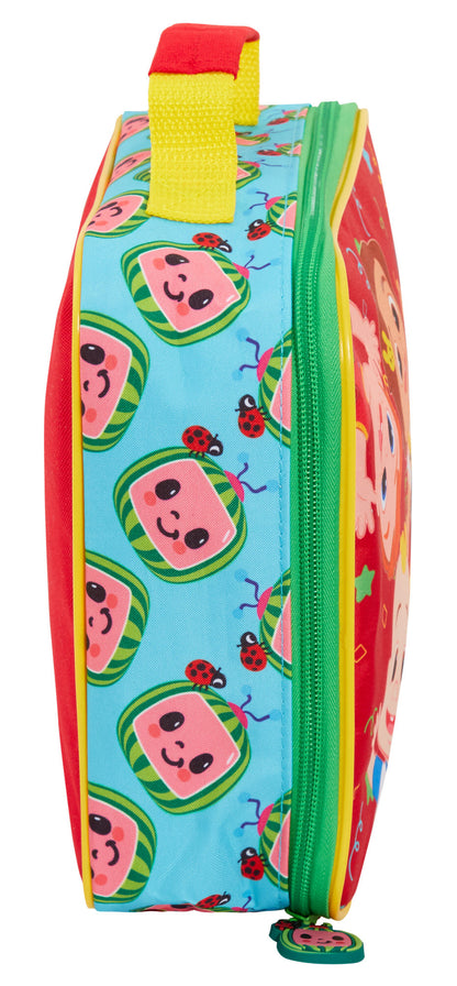 Cocomelon Lunch Bag with Bottle Holder Unisex JJ Lunch Box Nursery Cooler Bag