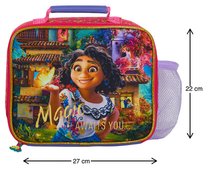 Disney Encanto Lunch Bag Bottle Holder Girls School Insulated Cooler Lunchbox