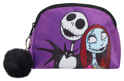 Nightmare Before Christmas Make Up Bag Cosmetic Lined Toiletries Bag Pencil Case