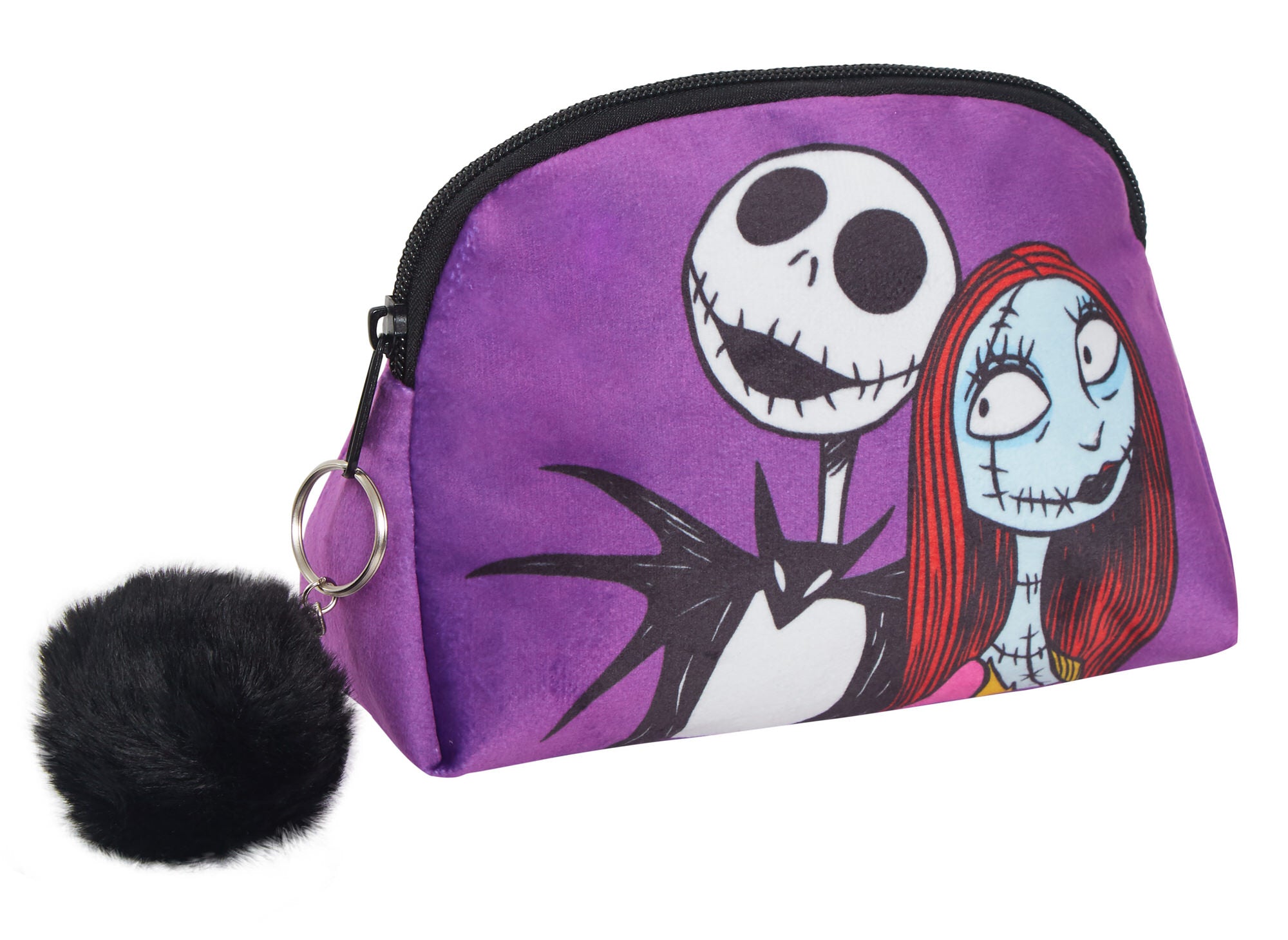 Nightmare Before Christmas Make Up Bag Cosmetic Lined Toiletries Bag Pencil Case